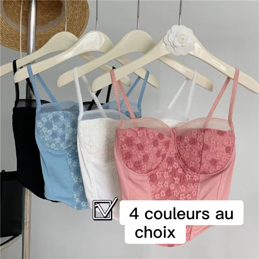 Body fleur 4 couleurs aux choix